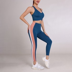 New Arrival China China 5-Pieces Set Seamless Zip Suits Jacket Leggings Yoga Wear Sportswear