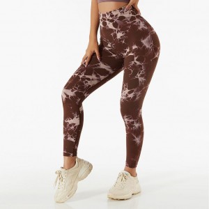 Women seamless jogger pants printed workout fitness gym leggings – Seamless | Yoga leggings