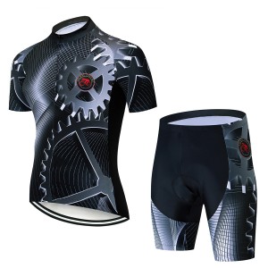 Cycling bib shorts set outdoor riding short sleeve jersey bicycle cycle set – Activewear | Cycling wear