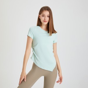 High Quality for Women Yoga Sport Breathable T Shirts Fit for Running Shirts Sleeve