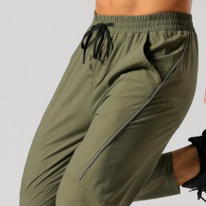 Men quick-dry active sweatpants high stretch breathable running workout pants outdoor trackpants