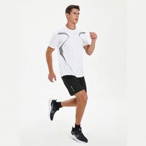 Men fitness sportswear quick dry summer outdoor running jogging basketball training uniform