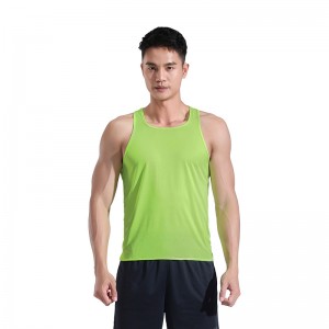 Men summer sleeveless t shirt marathon quick dry sports running basketball fitness outdoor tank top