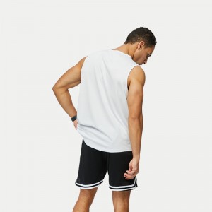 Excellent quality Wholesale Knitted Sleeveless Tee Shirt Crew Neck 95% Bamboo 5% Spandex Muscle Men’s Tank Top in Black