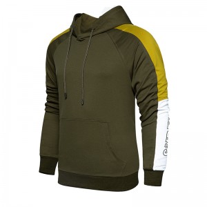 China manufacture polyester hooded pullover sweatshirts fleece custom men’s hoodies