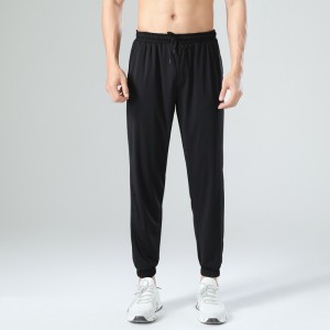 Men sports pants outdoor workout running sweatpants quick dry high stretch fitness trackpants