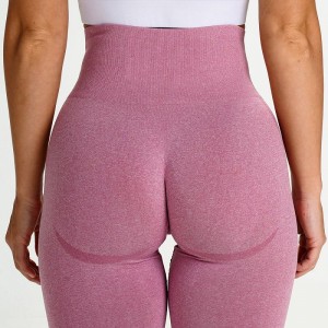 Women seamless butt lift yoga pants running sports tights high waist beach hip fitness leggings