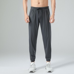 Men sports pants outdoor workout running sweatpants quick dry high stretch fitness trackpants