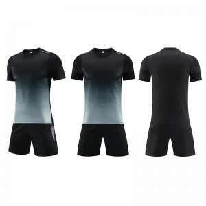 Men football soccer uniforms club team short sleeve t-shirts training running shorts custom logo