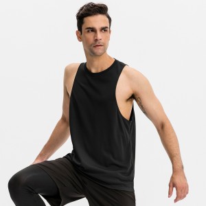 Men loose gym tank top fitness running basketball training quick dry muscle sleeveless tshirt