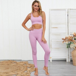 Women seamless yoga workout set sports bras fitness leggings sets – Activewar | Custom Brands