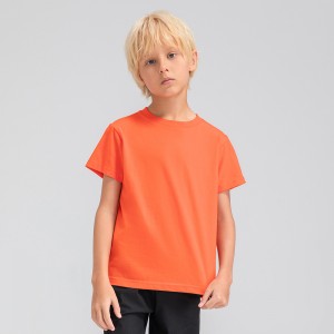 Renewable Design for Children Short Sleeve T-Shirt Custom Logo Printing 100% Cotton Plain Blank Kids Baby Girl Boy T shirts