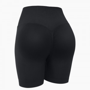 Women seamless fitness shorts running outdoor sports riding cycling tights butt lift yoga shorts