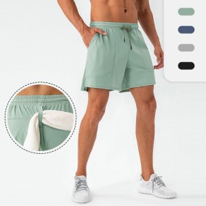 Men loose summer active gym running shorts quick dry breathable training fitness trackpants