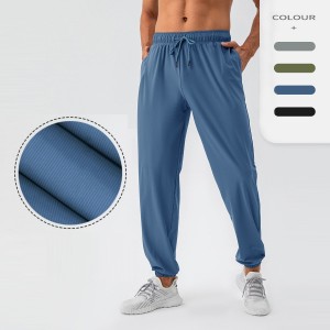 Men polyamide cool loose sports pants quick dry stretch outdoor running fitness jogger pants