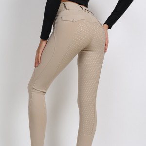 Womens Horse Riding Pants Full Seat Riding Horseback Silicone Breeches Equestrian Tights