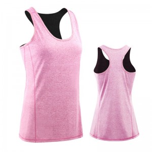 Women new yoga vest soft stretch training fitness sports underwear gym racerback tank top