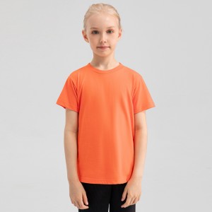 Hot Sale for Children Short Sleeve T-Shirt Custom Logo Printing 100% Cotton Plain Blank Kids Baby Girl Boy T Shirts
