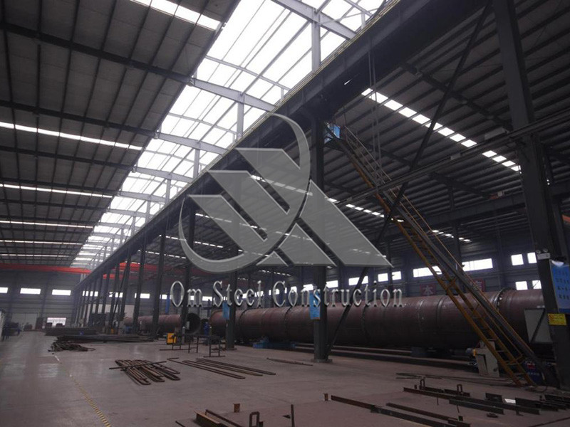 Best quality Steel Column - Modern Prefab Steel Structure Building Prefabricated Warehouse /Workshop /Aircraft Hangar /Office Construction – Oumei