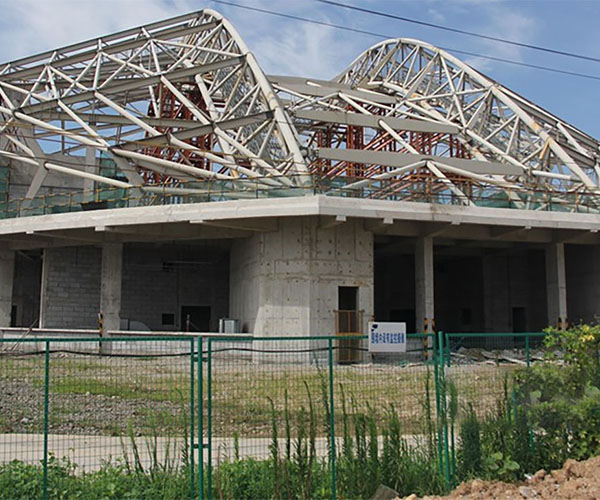 Anshan Gymnasium Convention center – Tennis stadium, metal roof supply and installation project government procurement project