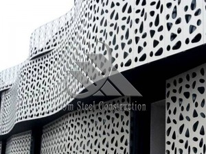 Exterior House Eall Cladding Aluminum Facade Panel Glass Curtain Wall