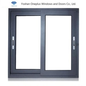 NFRC Certificate Double Glazing Tempered Glass Aluminum Tilt and Turn Window