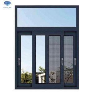 Aluminium doors windows comply American standards/double glazed sliding window