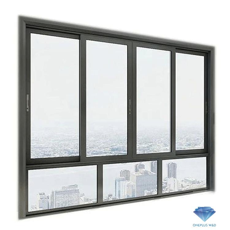 Visokokvalitetni aluminijski klizni prozori Dizajn prozora Luksuzni prozori