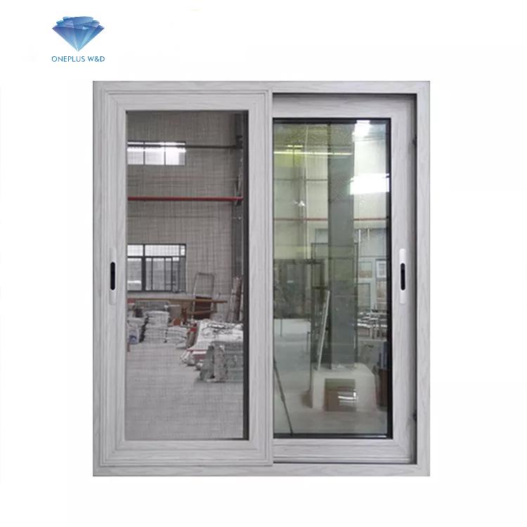 Amerikaans standaard raam geluiddicht thermisch onderbroken aluminium schuifraam