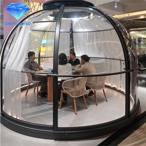 Domed Roof Vocation Holiday House Solarium Glass Garden Office Commercial Sunroom