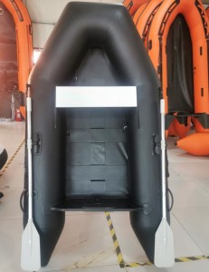 Inflatable boat with slat floor