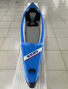 Inflatable drop-stitch kayak for 1 person use