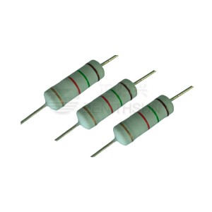 Metal Oxide Fixed Film Resistor Axial Through Hole