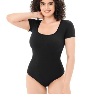 European and American Women Shapewear Short Sleeved Tight Fitting One Piece Bodysuit