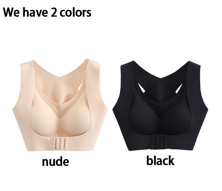 Wholesale Seamless bra wholesale top selling tight-fitting solid color  racer-back camisole push up posture corrector bra for women sport  Manufacturer and Supplier