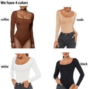 China White Tummy Control Bodysuit Manufacturers Suppliers Factory