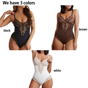 Breathable shapewear wholesale plus size 5xl 6xl spaghetti strap tummy control sexy lace grande taille shapers for women