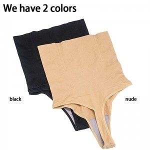 Shaping thong underwear control panties hot sale tummy control slimming seamless thongs high waist for women