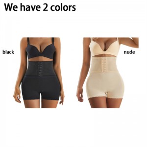 Plus Size Body Shaper Butt Lift Tummy Control Shorts Hips And Buttock Slimming Panties Sponge High Waist Shapewear To Women