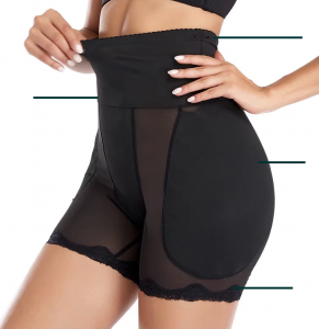 Hip pads panties Factory wholesale pad buttocks lingerie thigh slimmer plus size lace butt lifter high waist shapewear for women