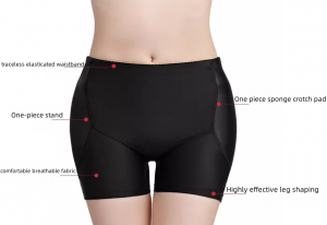 Shapewear shorts hot sale butt lifter compression control push up plus size sponge sexy padded hip shapewear for women