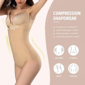 Corset bodysuit Factory moq 100pcs 5xl6xl tight-fitting spaghetti strap backless thong sexy plus size shapewear for women shorts