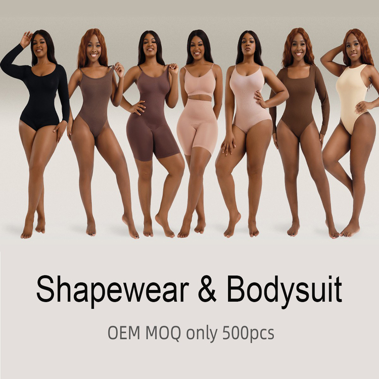 Wholesale Body shapers private label full body tummy control slimming  compression camisole thong seamless a shapewear for plus size women  Manufacturer and Supplier