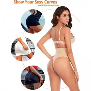Women Seamless Shaping Tummy Control Thong Panties