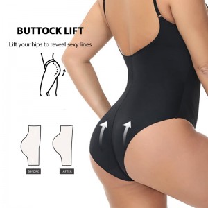 In-stock Items Shapewear Bodysuit Thong with Built In Bra