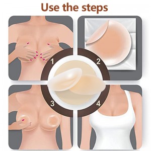 Reusable Adhesive Silicone Nipple Cover with Travel Box