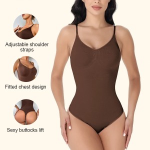 Slimming Bodysuit For Women Tummy Control Shapewear Seamless Sculpting Thong Body Shaper