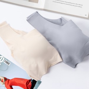 T shirt bra wireless comfortable soft removable sponge push up seamless bras