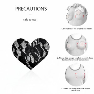 Disposable Breast Nipple Lace Nipple Covers Disposable Breast Nipple for Women Lady