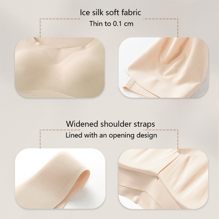Wholesale Comfortable Seamless Underwear Wireless T-Shirt Bra Manufacturer  and Supplier